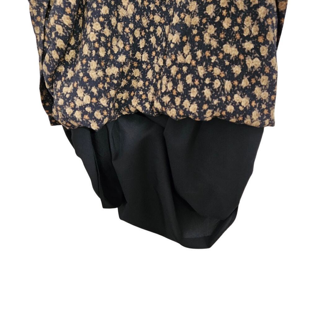 Anthropologie Tracy Reese Fluttered Floral Knee-Length Dress Size 10 Cottagecore - Picture 6 of 8